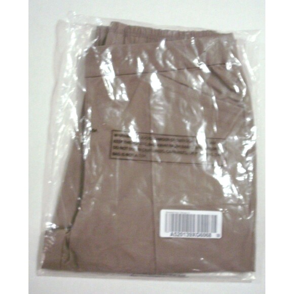 New Womens Isaac Mizrahi Live 18 T Tall 24/7 Straight Pant Stonewall Grey Tan - Picture 2 of 9